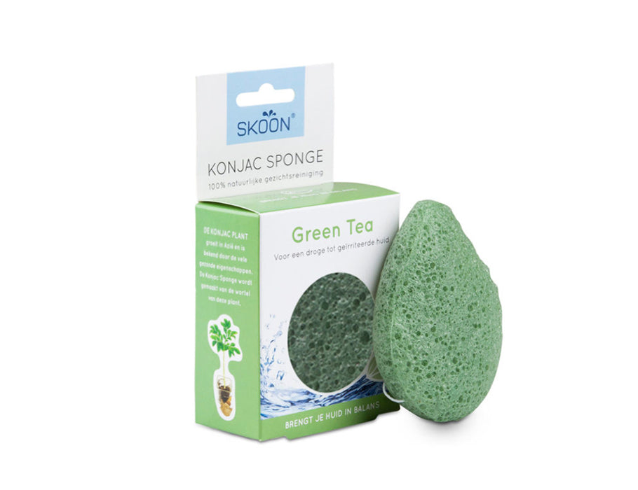 Skoon Konjac Sponge Green Tea