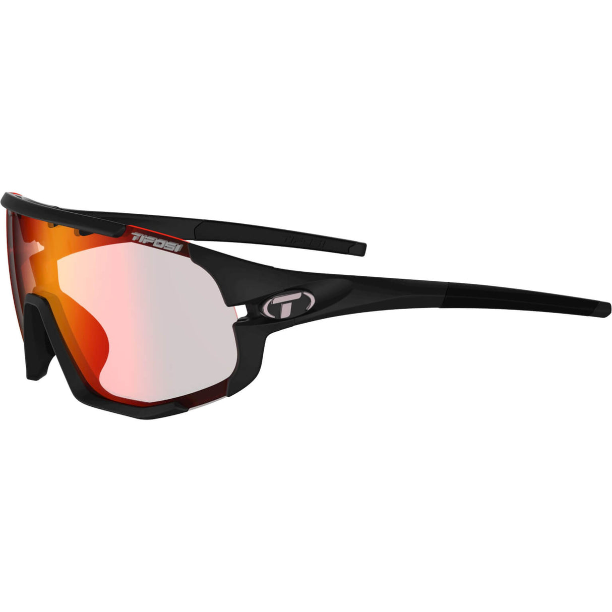 Tifosi Glasses Sledge Mat Black Clarion Red Phototec (L XL)