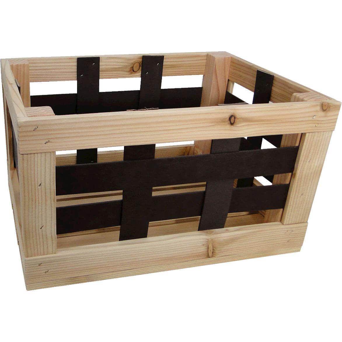 Bicycle Crate en cuir Grille 20L 40X29X24CM