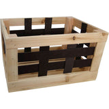 Bicycle Crate en cuir Grille 20L 40X29X24CM