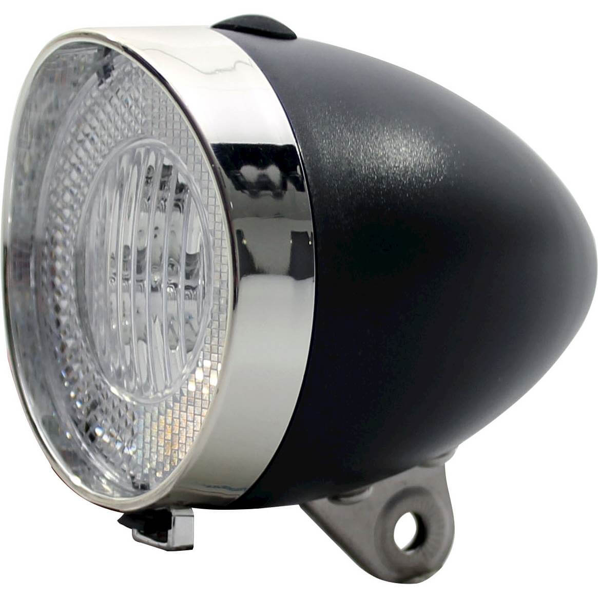 Union Headlight UN-4900 Retro Plus Battery Black