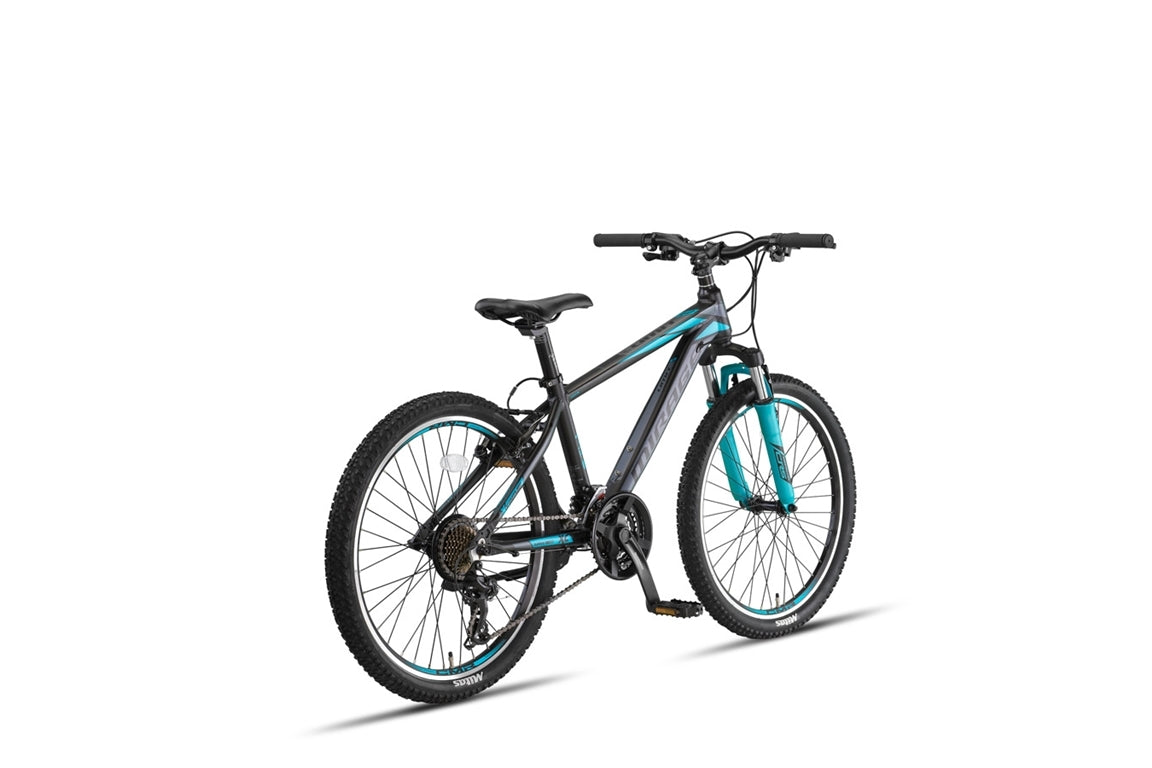 Umit Umit 24 tommer MTB sort -turquoise *** Reduceret i pris ***