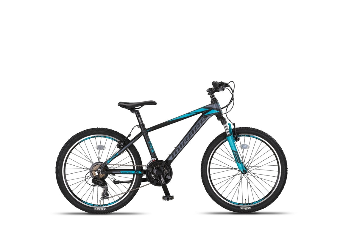 Umit Umit 24 tommer MTB sort -turquoise *** Reduceret i pris ***