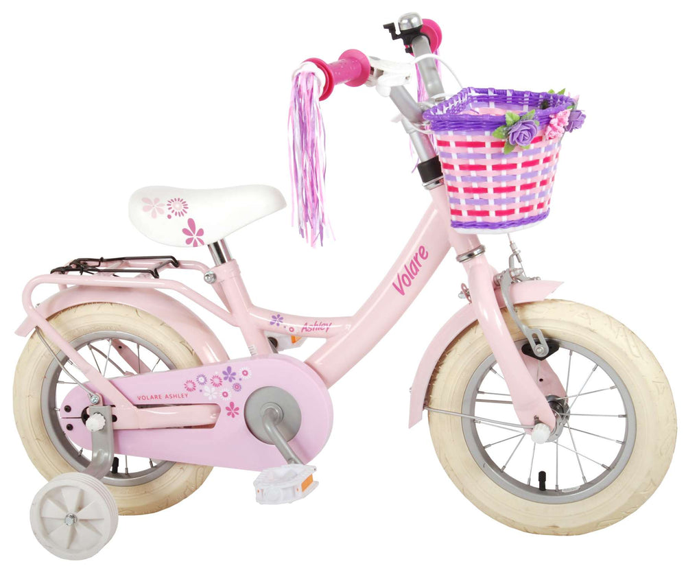 Volare Ashley Children's Bike Girls 12 pouces rose 95% assemblé