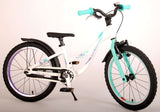 Volare Glamour Children's Bicycle - Girls - 18 pouces - White Mint Green - Prime Collection