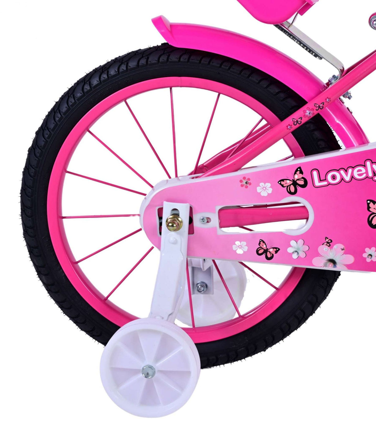 Volare les belles filles pour enfants 16 pouces rose blanc