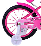 Volare les belles filles pour enfants 16 pouces rose blanc
