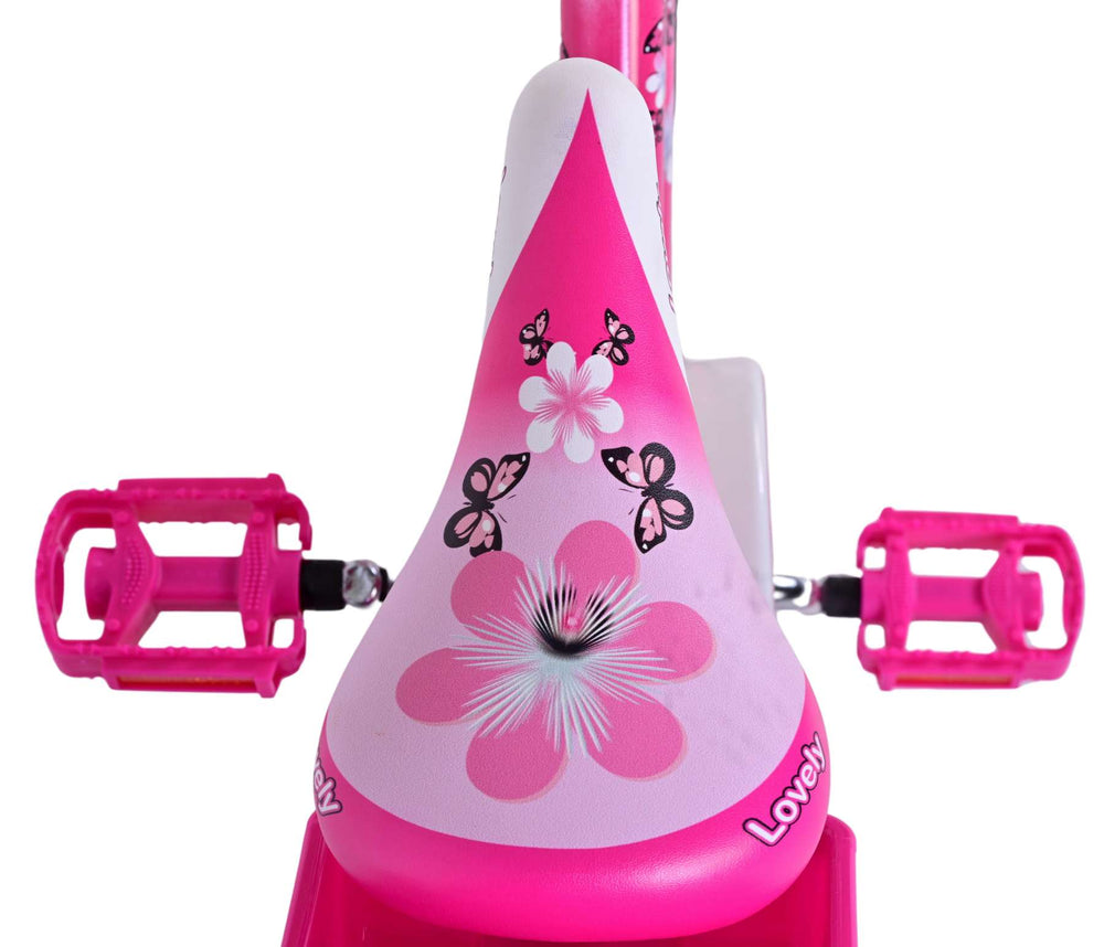 Volare les belles filles pour enfants 16 pouces rose blanc