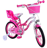 Volare les belles filles pour enfants 16 pouces rose blanc