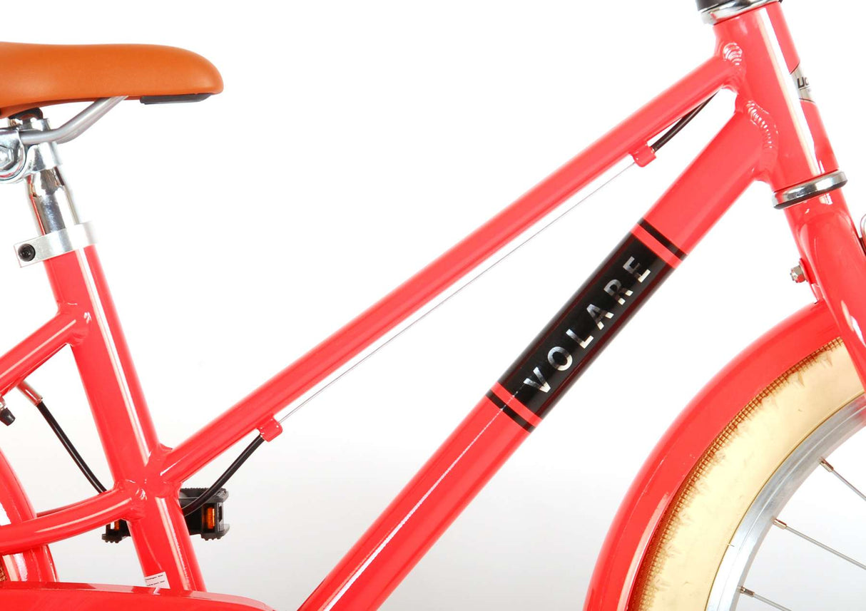 Volare Melody Children's Bike Girls 20 pouces Coral Red Two Freins Hand Brakes Collection