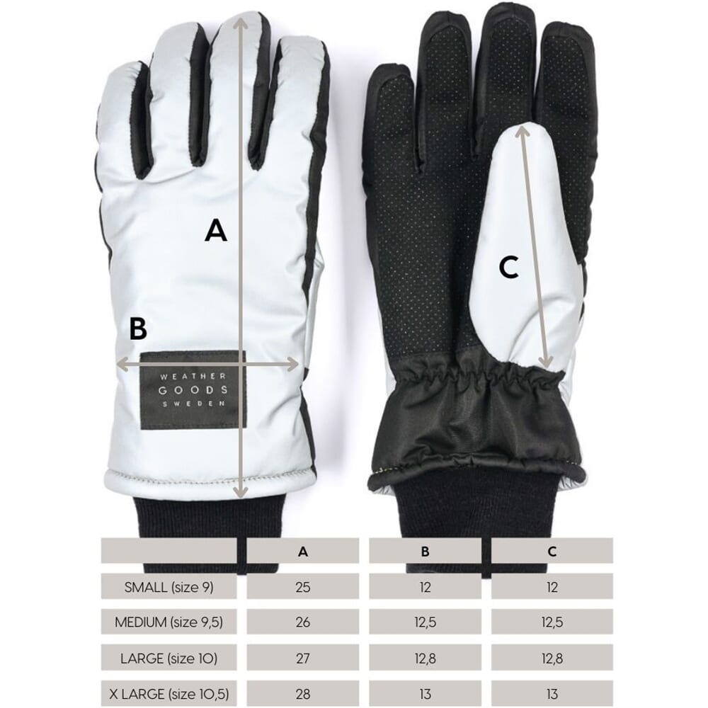 Weatrugood Suède Weatrugood Sweden Ref. Gants en argent l