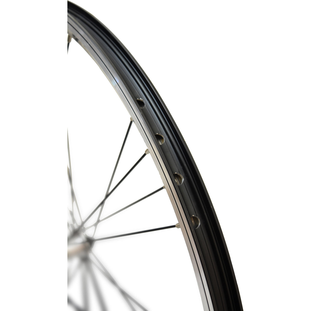 Velox front wheel 28 m240 9x4 stainless steel spoke black