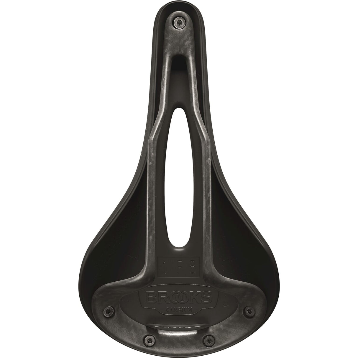 Brooks Saddle C13 rzeźbiony Cambium All WETODY 158 Czarny