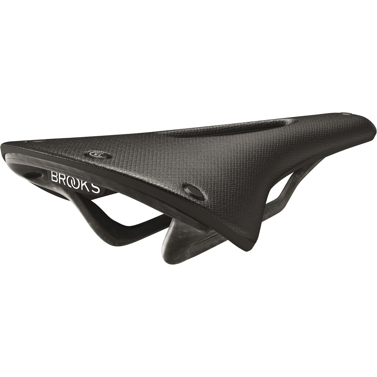 Brooks Saddle C13 rzeźbiony Cambium All WETODY 158 Czarny