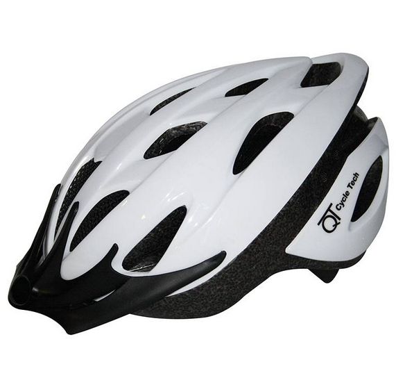 Qtcychectech QT Cycle Tech Helm White Pearl L 58-62CM 2810208