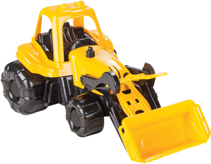 Camion pilsan avec chargeur en noir jaune 2 pièces