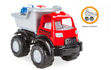 Camion Pilsan avec voitures en argent rouge 3 pièces