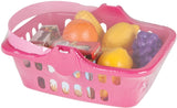 Panier de fruits jouet pilsan rose 17 pièces