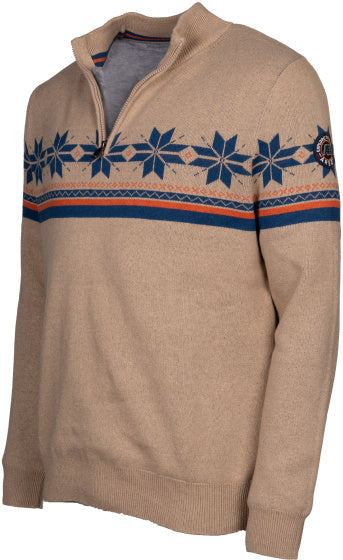 Arbaer Antoine Norwegian Sweater Men Sand-Colore Taille xxl