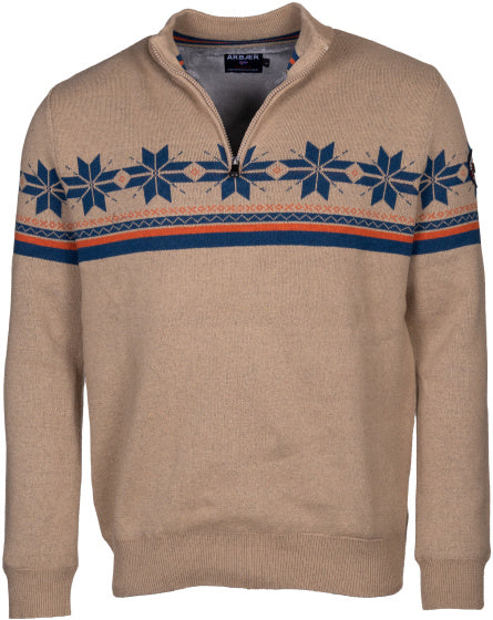 Arbaer Antoine Norwegian Sweater Men Sand-Colore Taille xxl