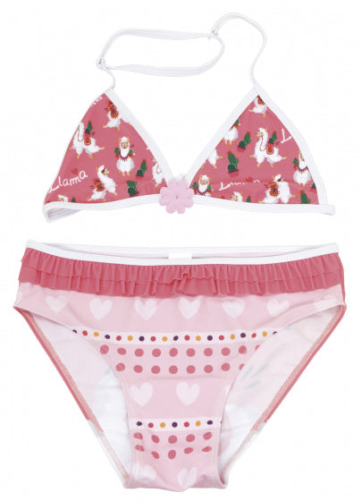 Arditex bikini llama triangle filles polyester rose taille 14 ans
