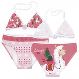 Arditex bikini llama triangle filles polyester rose taille 14 ans