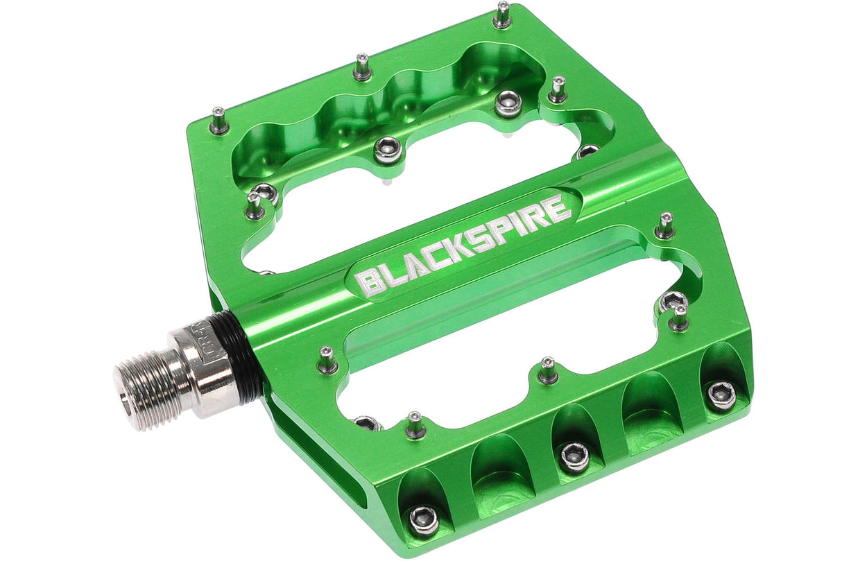Blackspire sub 420 CNC pédale comprenant des stylos remplaçables montés en vert