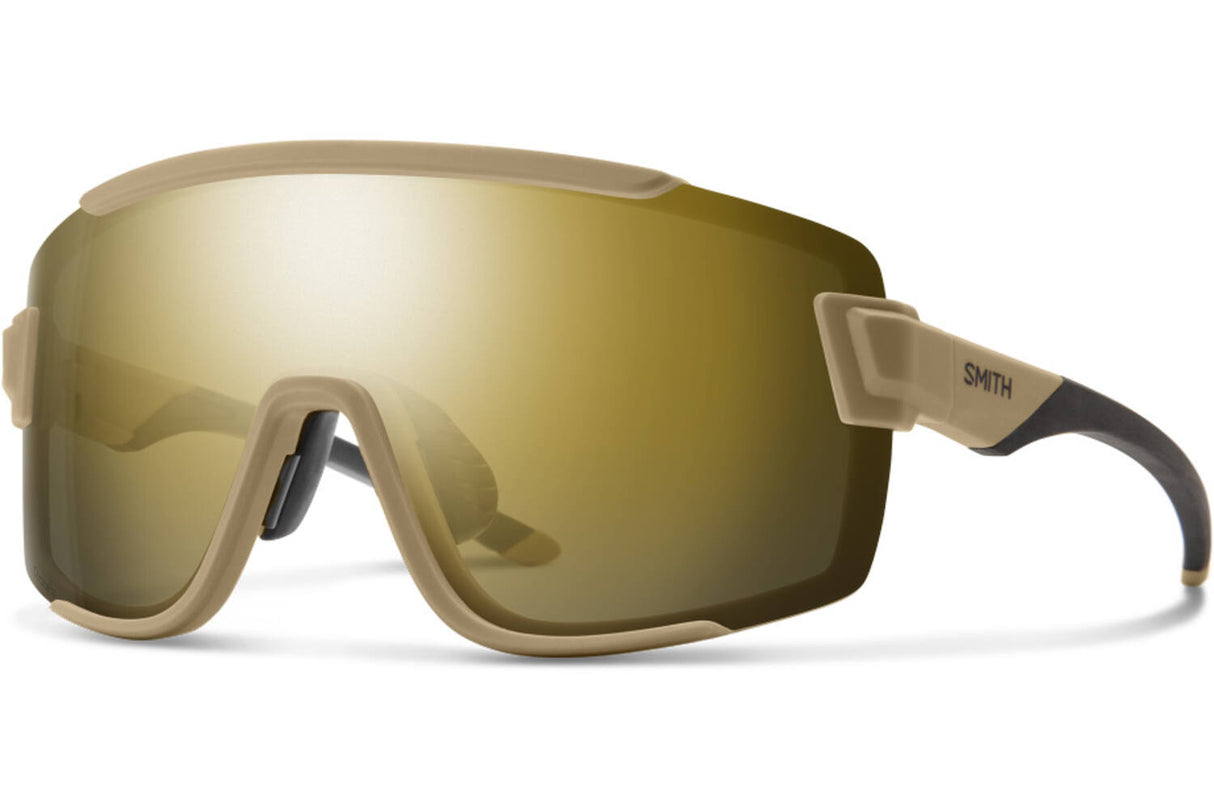 Smith Wildcat -Brille Matte Safari Chromapop schwarzes Gold