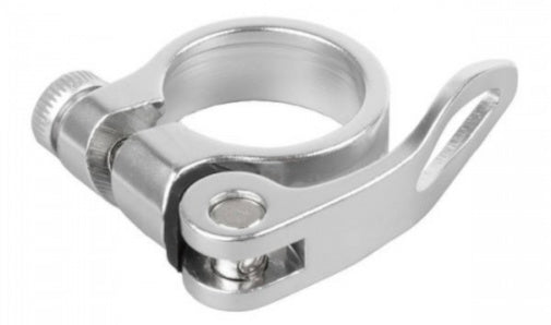 Kalloy Kalloy Uno Quick Release Sadel Clamp Quick Pan Alu Silver 31,8 mm