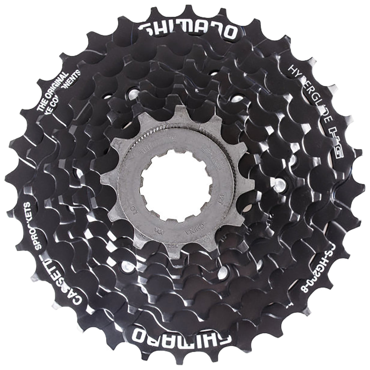 Cassette Shimano CS-HG200 à 8 vitesses 12-32 tands Black OEM