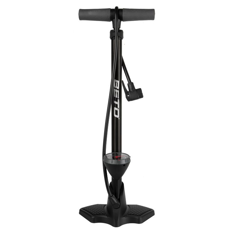 Beto Floor Pump With Manometer Black