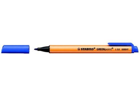 Stabililo fineliner Greenpoint Blauw