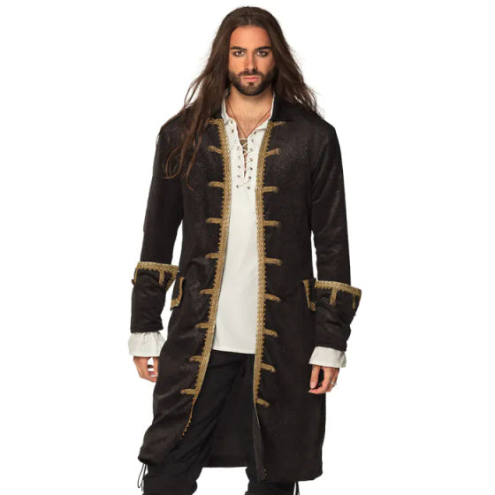 Boland pirate veste hommes polyester noir taille taille 50