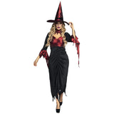 Costume de sorcière Boland Medames Black Red Taille 40 42 (M)