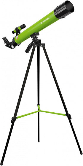 Télescope Bresser 45 600 Junior 56 cm en aluminium vert 10 pièces