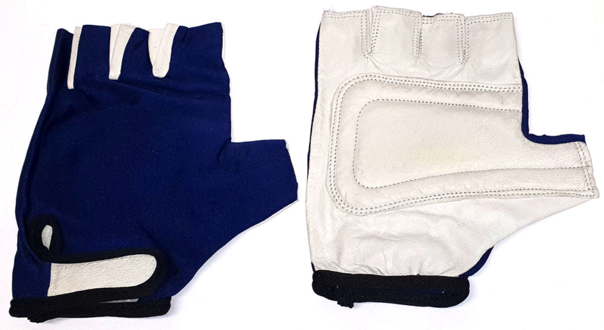 HZB Sky Comfort Lycra Bicycle Fitness Glove Blue-White Size XL