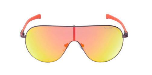 Lunettes de soleil de formule Cat de lentilles unisexes. 4 orange