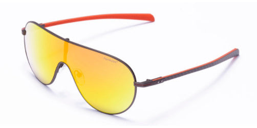 Lunettes de soleil de formule Cat de lentilles unisexes. 4 orange