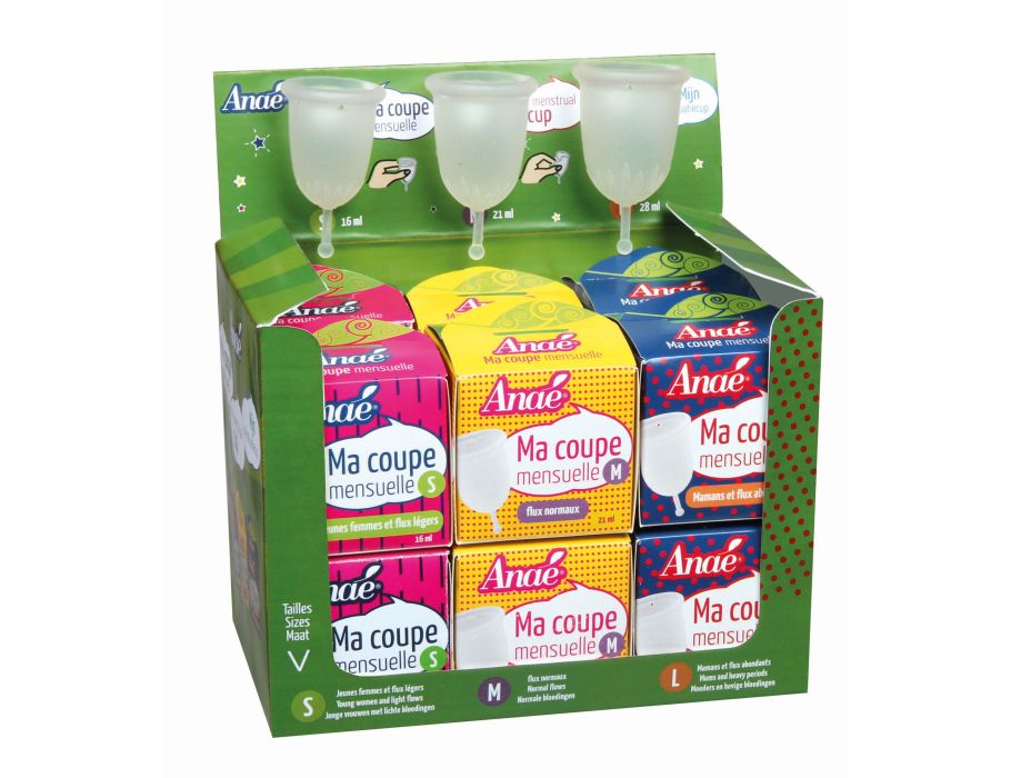 ANAE Afficher 12 tasses SML