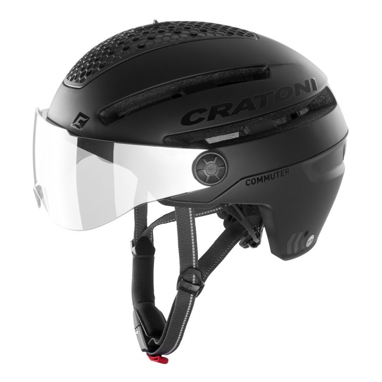 Visión de cercanías de casco Black Matt S-M