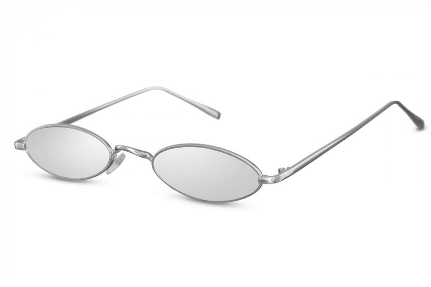 CWI Lunettes de soleil dames ovales randloos chat. 3 Silver Silver