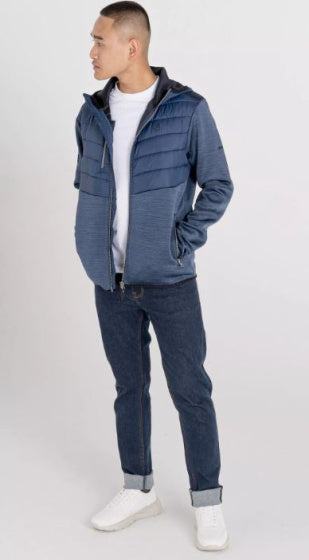 Osez 2b extérieur narratif hommes polyester bleu taille m