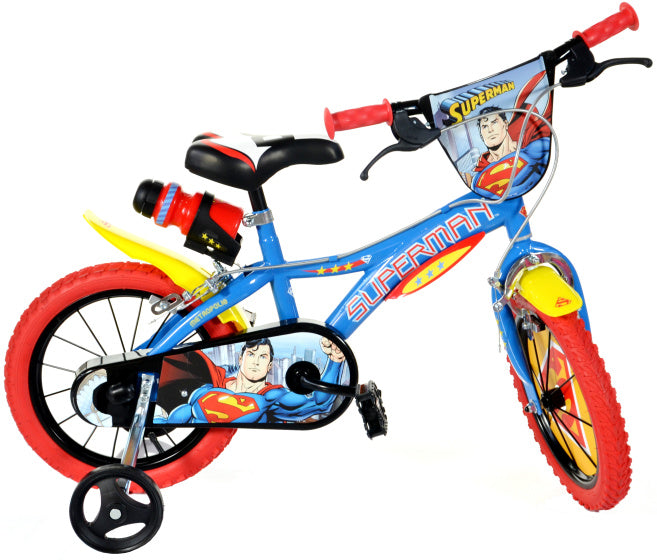 Dino Superman 14 pouces 24 cm garçons pinçant le rouge bleu