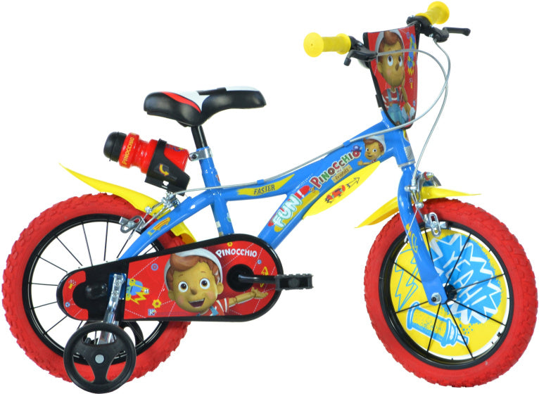 Dino pinocchio 16 pouces 27 cm garçons met prem bleu rouge