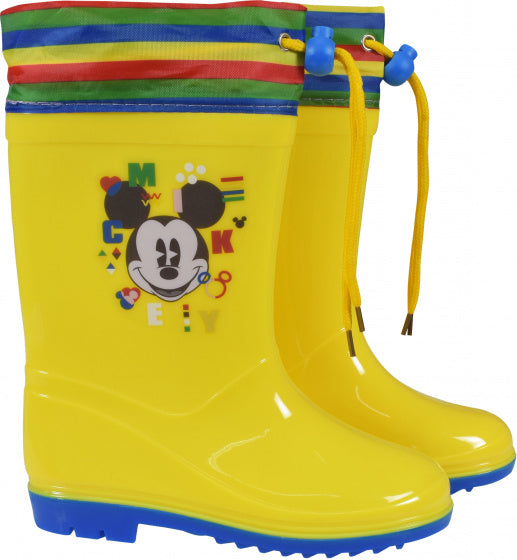 Disney Rain Boots Mickey Mouse Junior PVC jaune taille 28-29