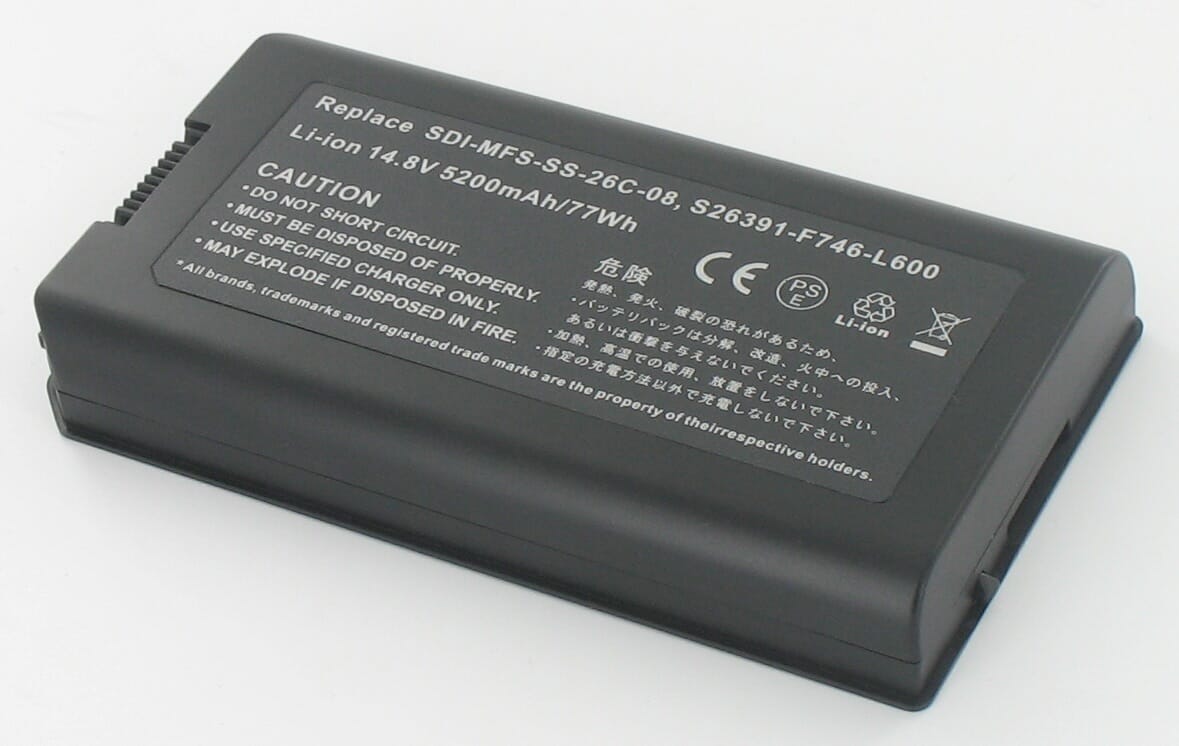 Yanec laptop battery 14.8V 5200mAh