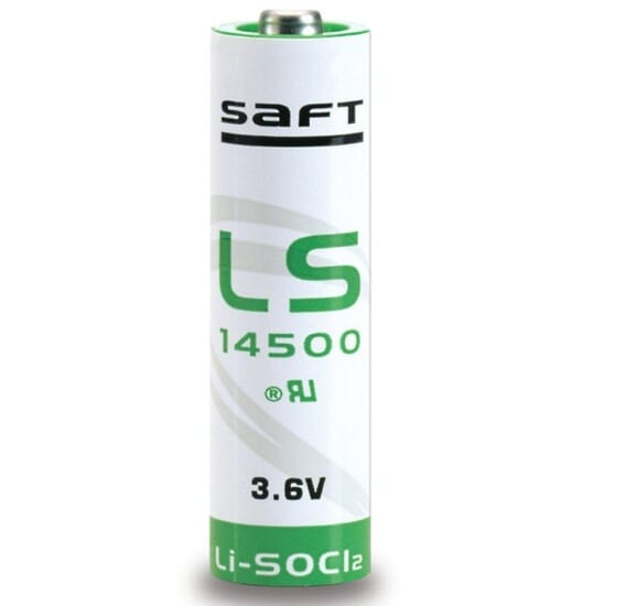 SAFT Li-Socl2 LS14500 CFG 3,6 V Batteria AA 2.6AH