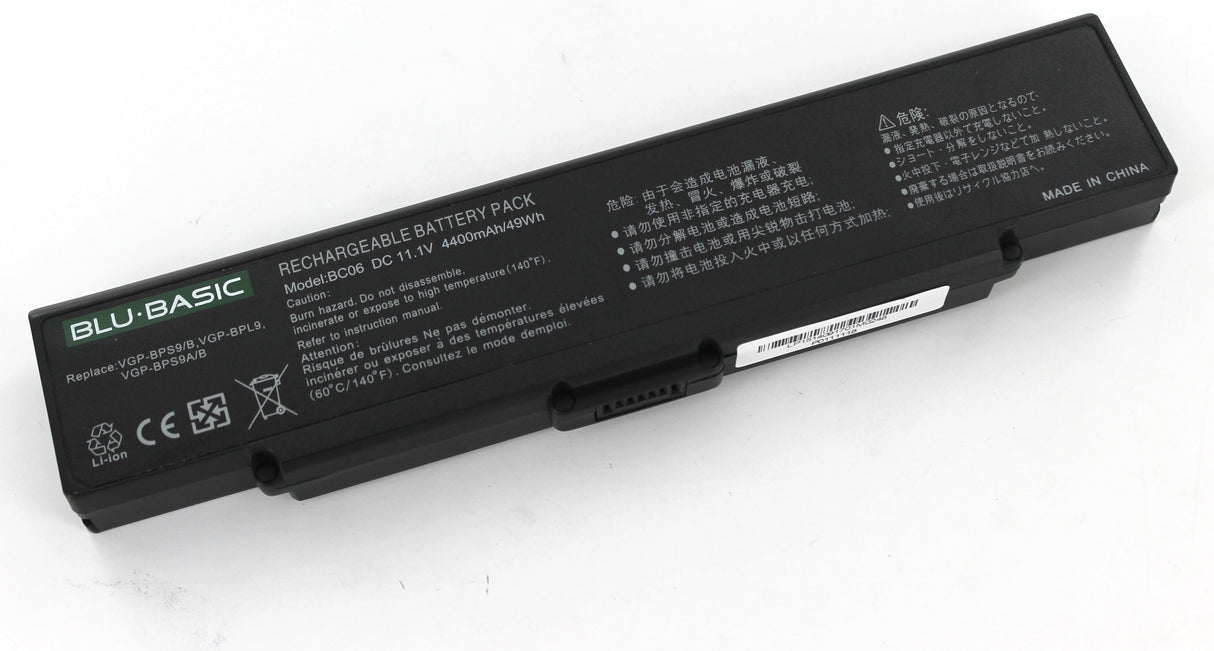 Blu-Basis Laptop Batterie 4400mah schwaarz