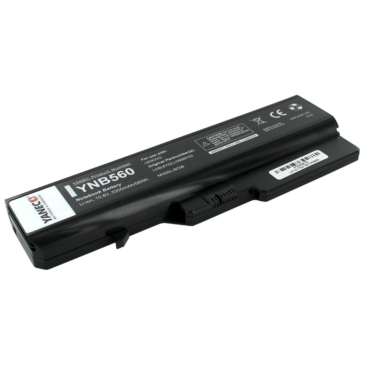 Batterie d'ordinateur portable Yanec 5200mAh