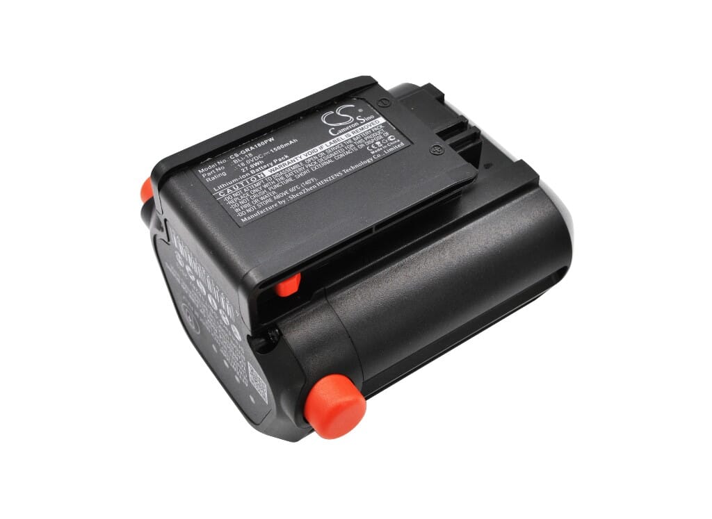 Ersatzgartenwerkzeuge Batterie 18V 1500mah Li-Ion